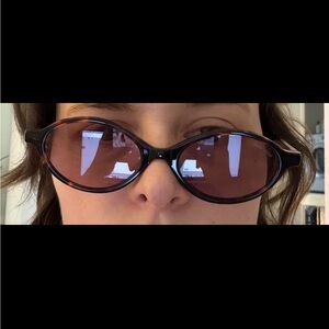 Miu Miu Black Sunglasses with Brown Lenses